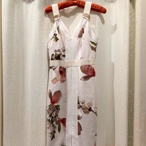 Ted Baker floral midi dress